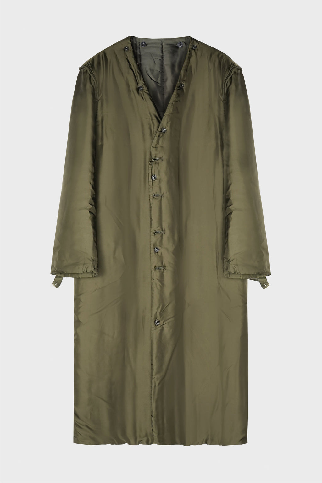 4 BUTTONS LONG JACKET WITH LINER