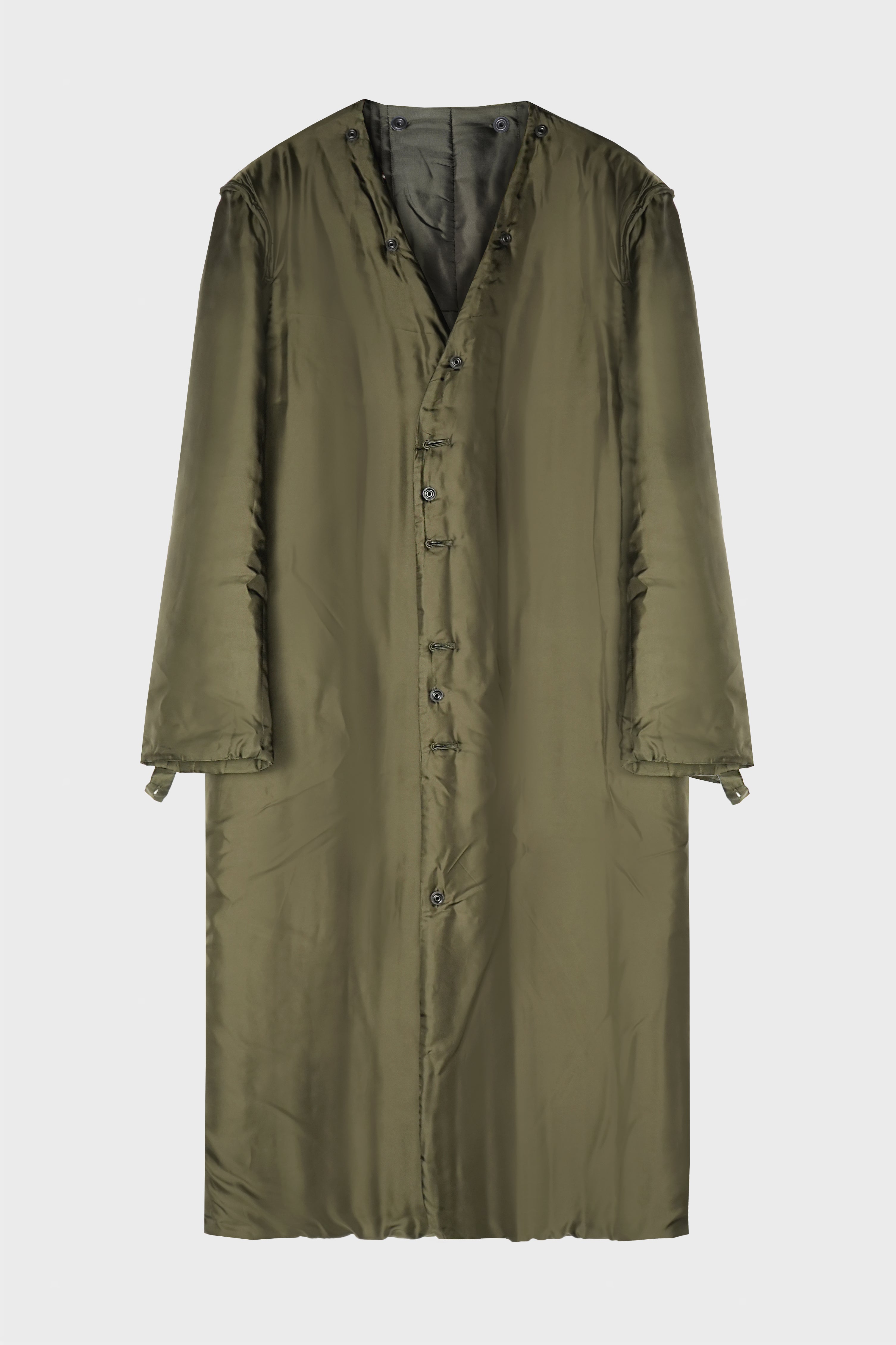 4 BUTTONS LONG JACKET WITH LINER