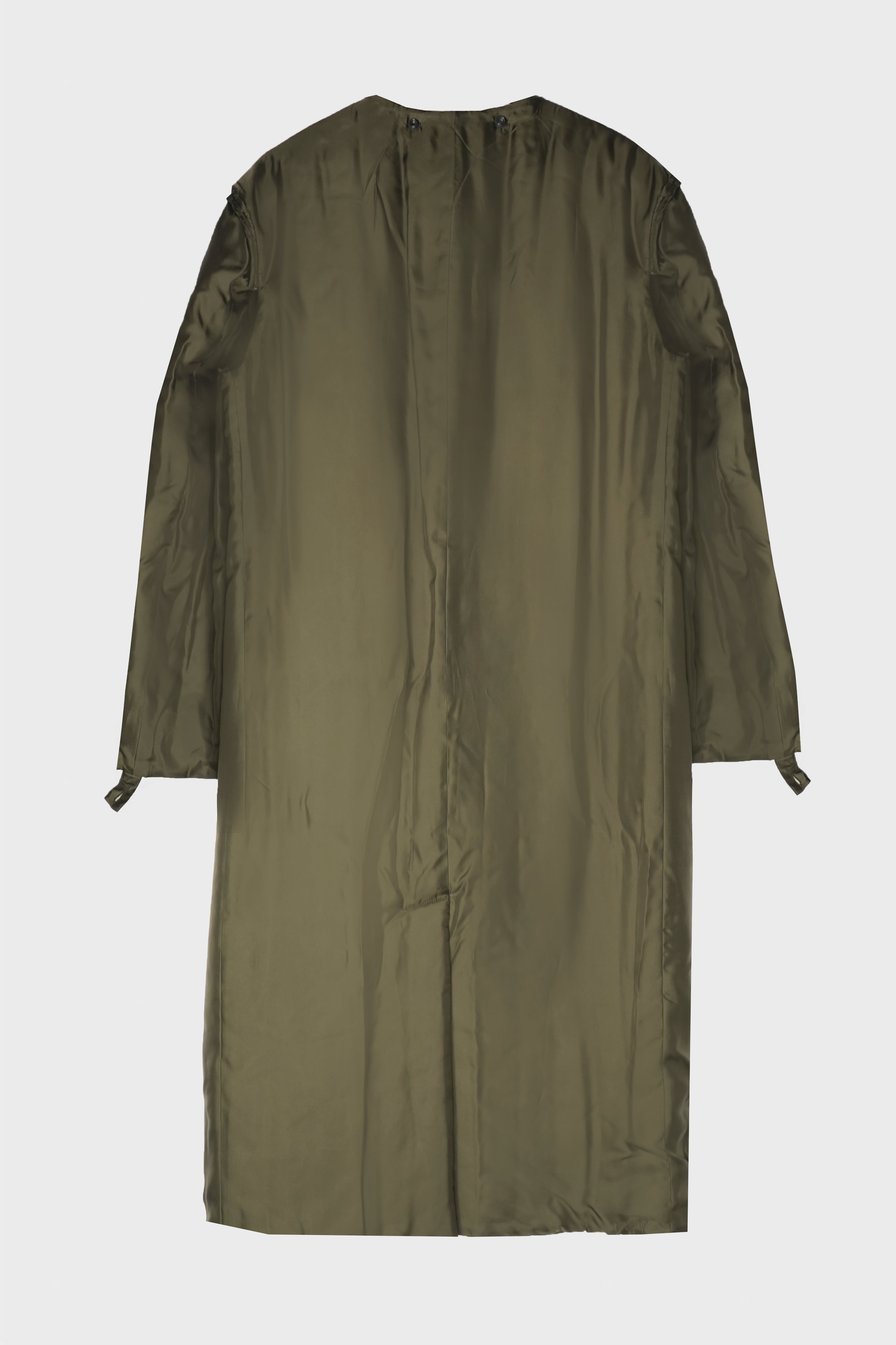 4 BUTTONS LONG JACKET WITH LINER