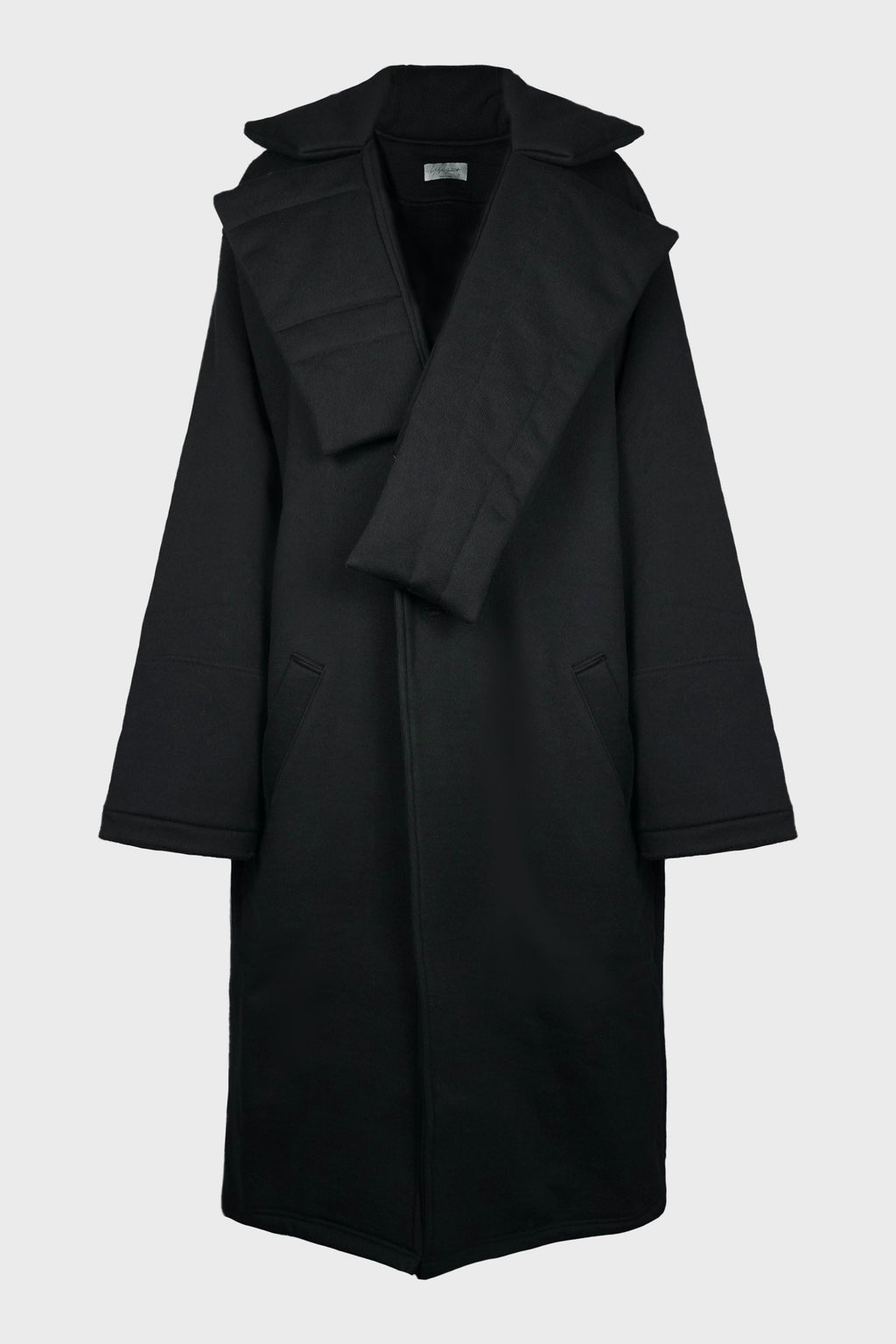 PADDED LONG DESIGNED COLLAR COAT