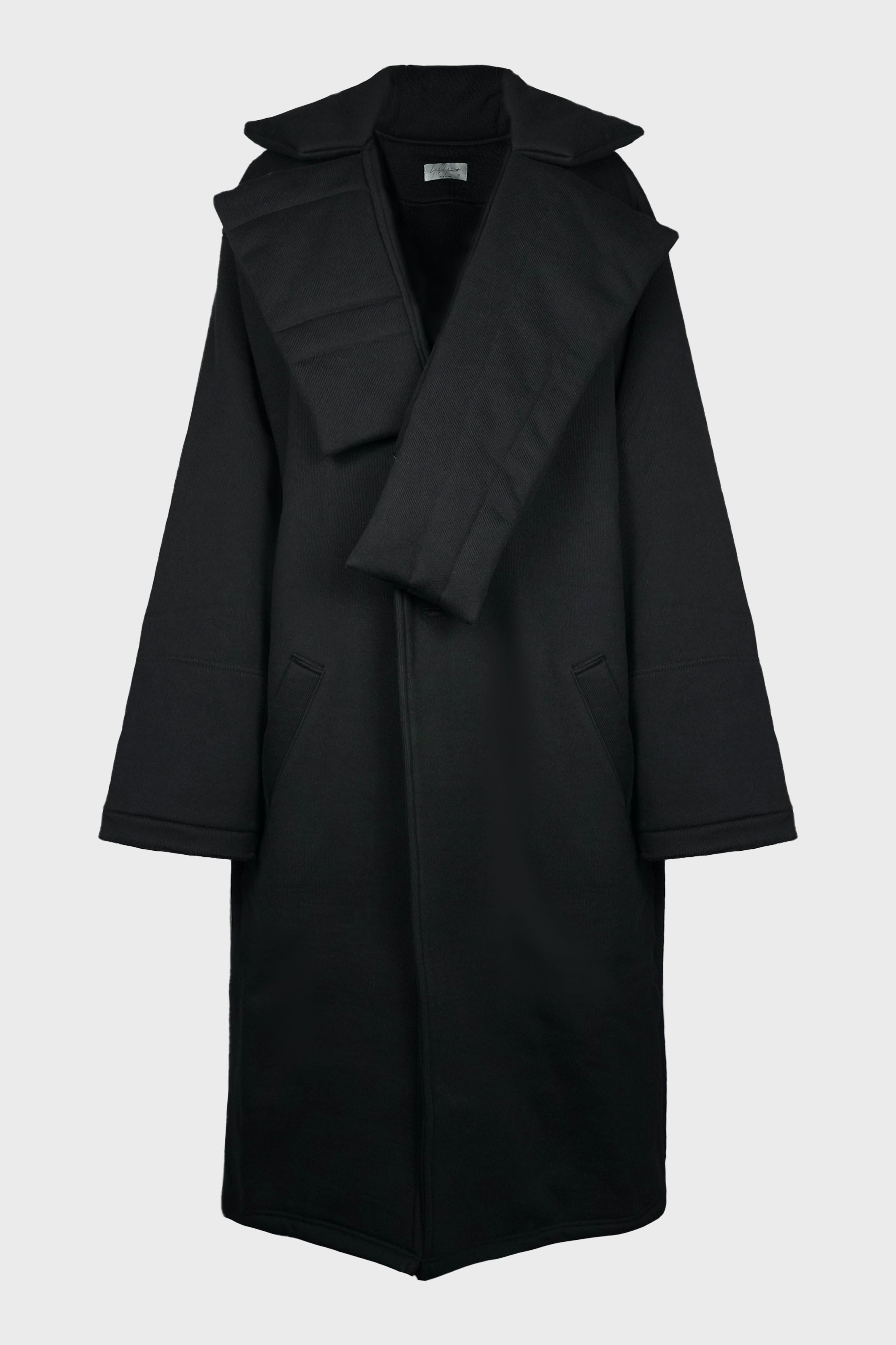 PADDED LONG DESIGNED COLLAR COAT