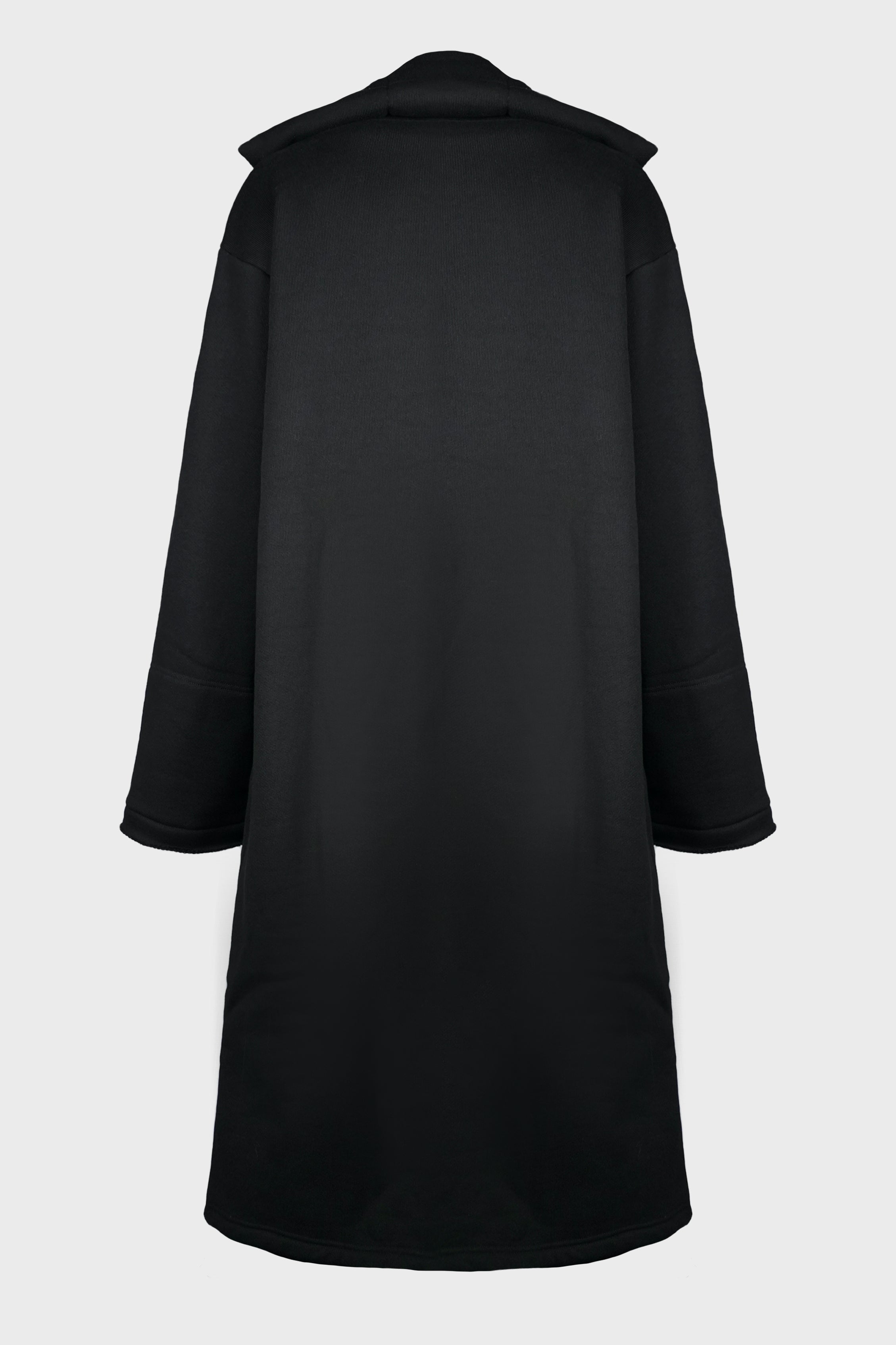 PADDED LONG DESIGNED COLLAR COAT