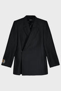 EGONIC DOUBLE BREASTED JACKET BLACK