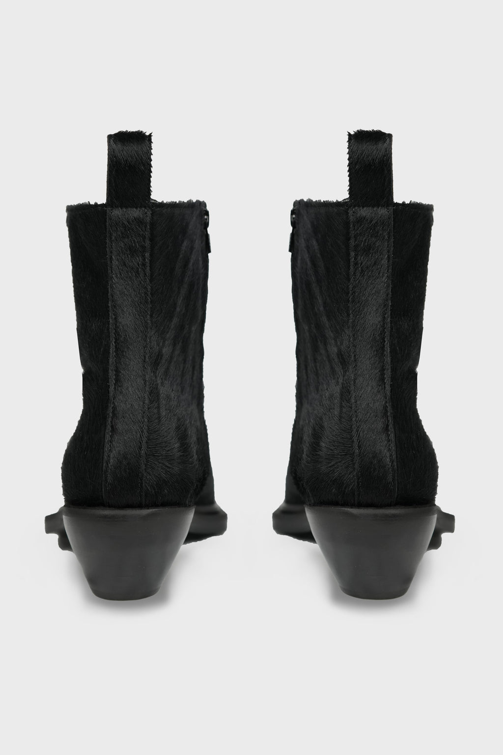 ANKLE BOOT BLACK FUR