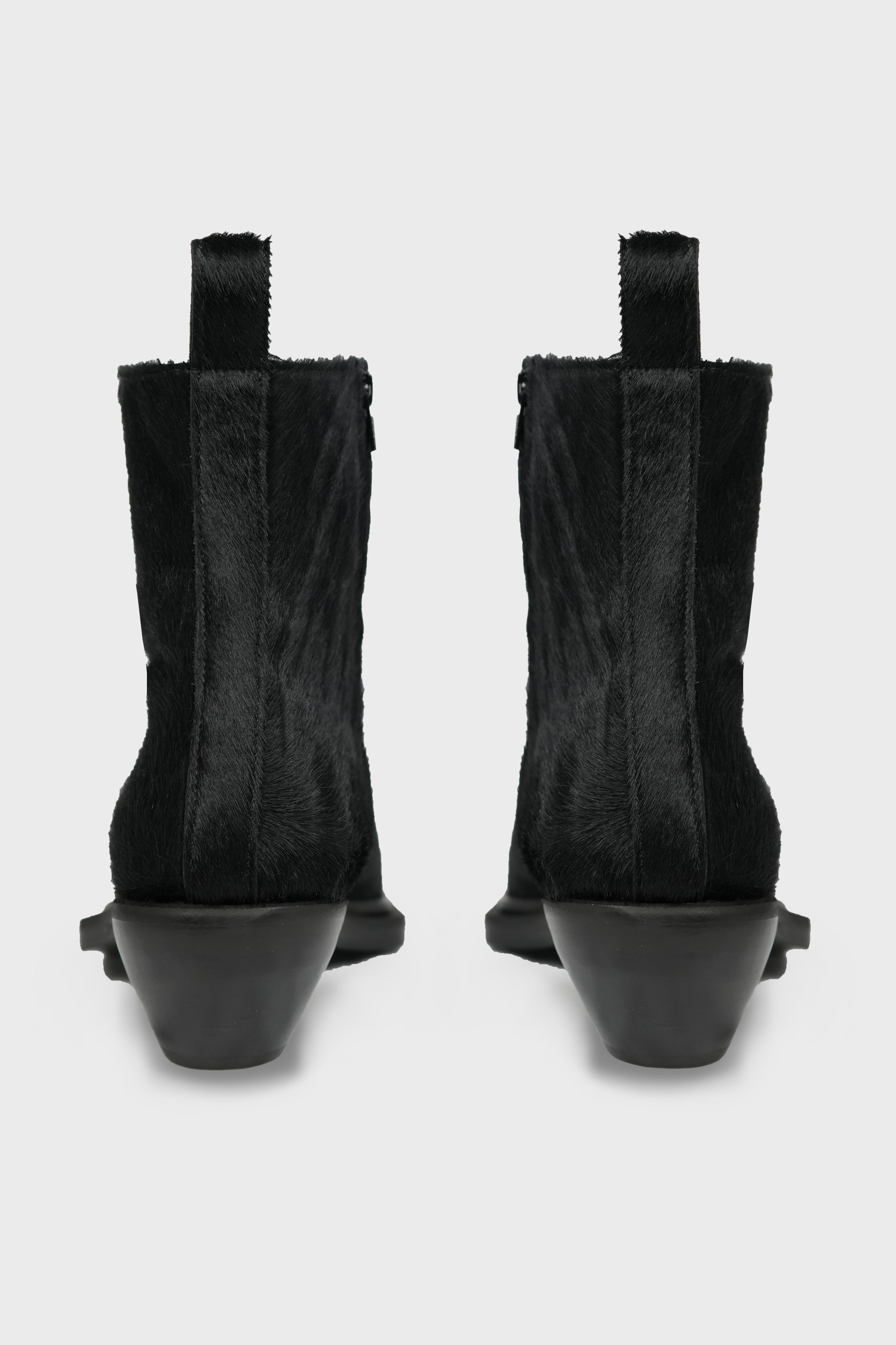 ANKLE BOOT BLACK FUR