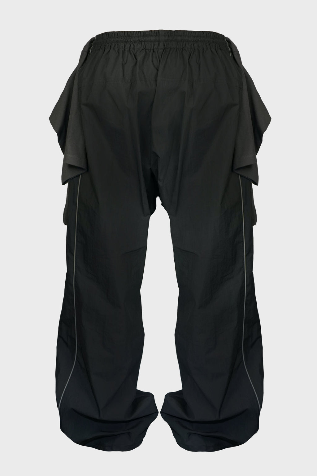 BLACK T-SHIRT LAYERED TRACK TROUSERS