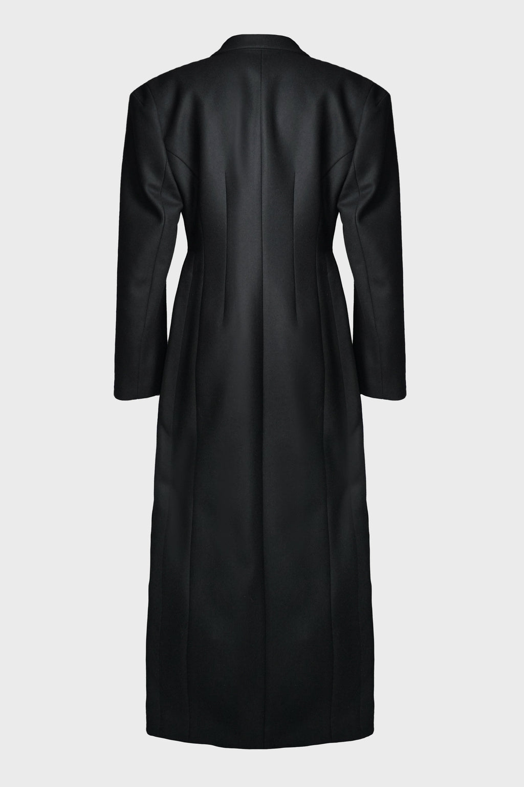 DOUBLE BREASTED COAT WITH 6 BUTTONS BLACK