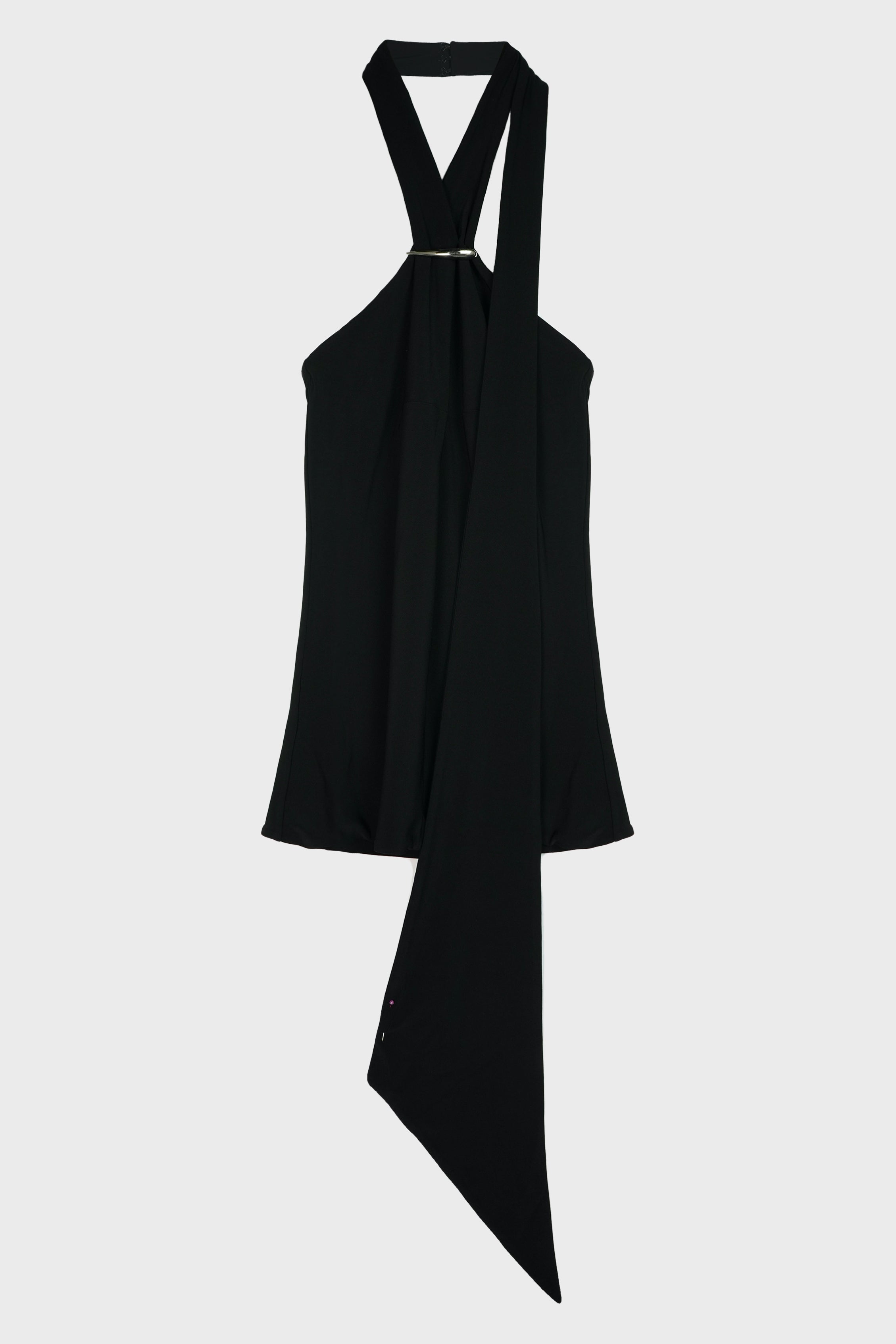 CLAW HALTER SCARF TOP