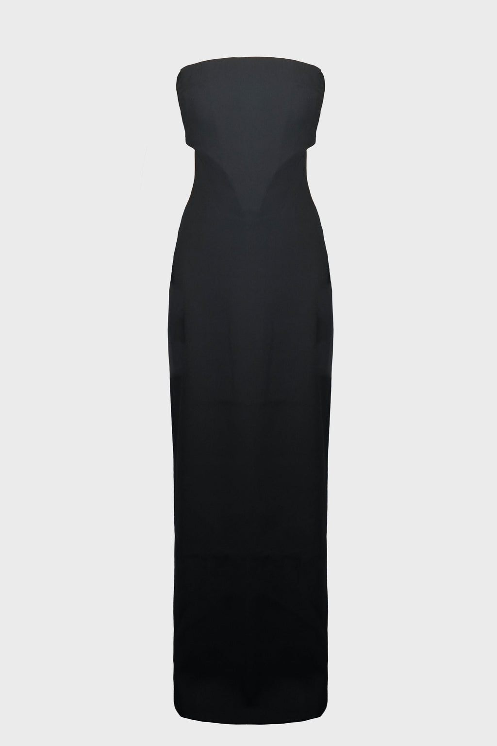 STRAPLESS CORSET BACK DRESS