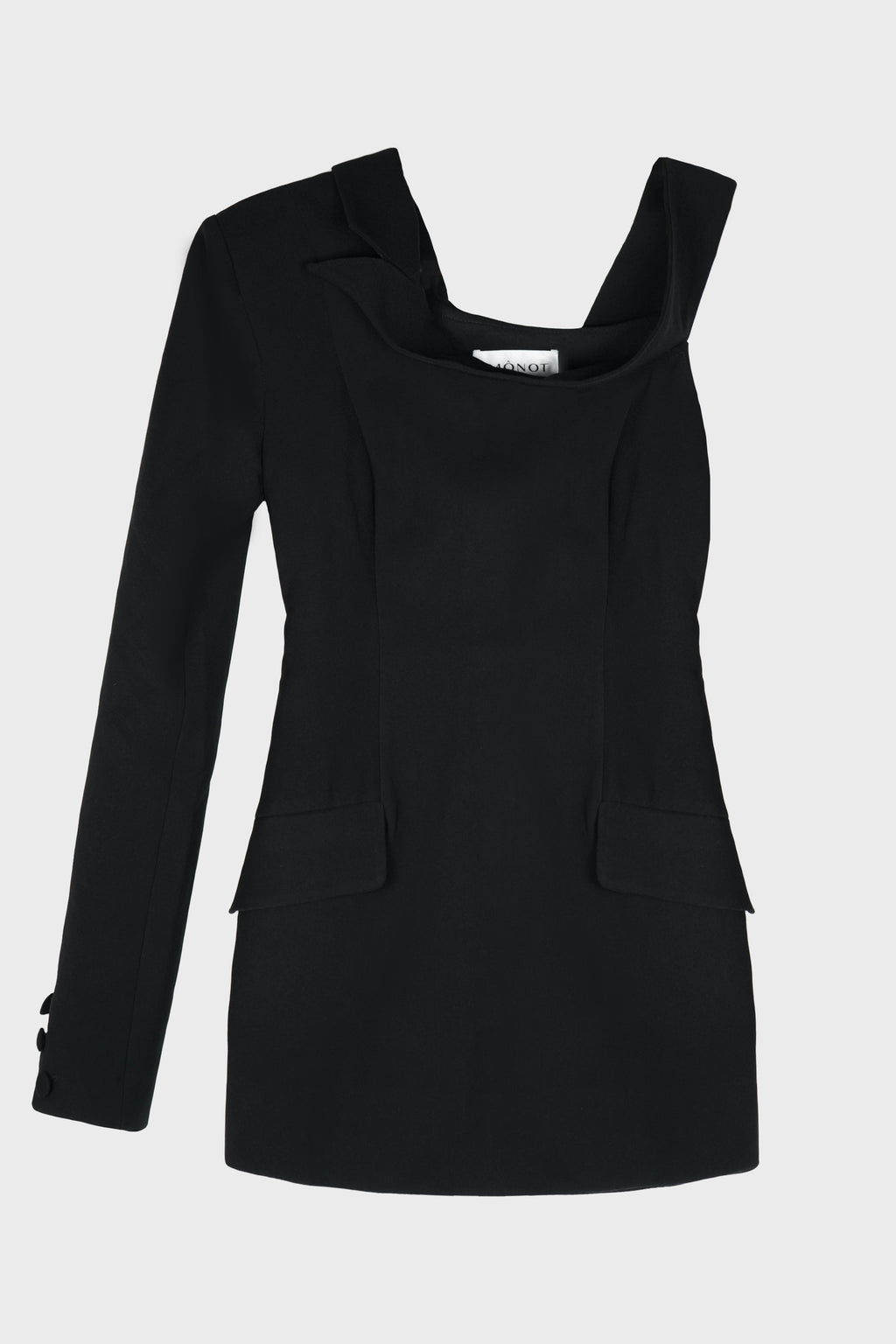 TUX OFF SHOULDER MINI DRESS