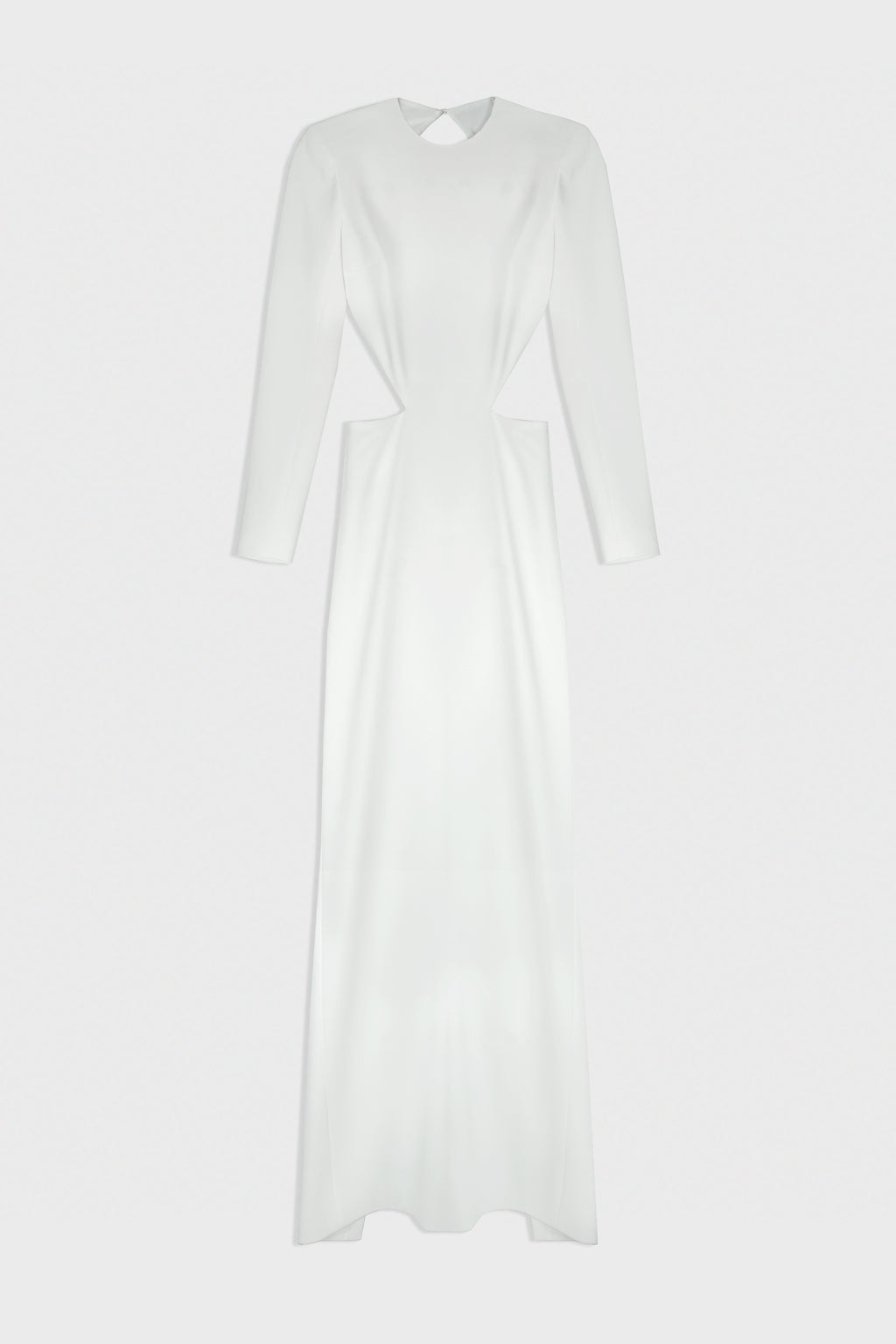 WHITE OPEN BACK DRESS