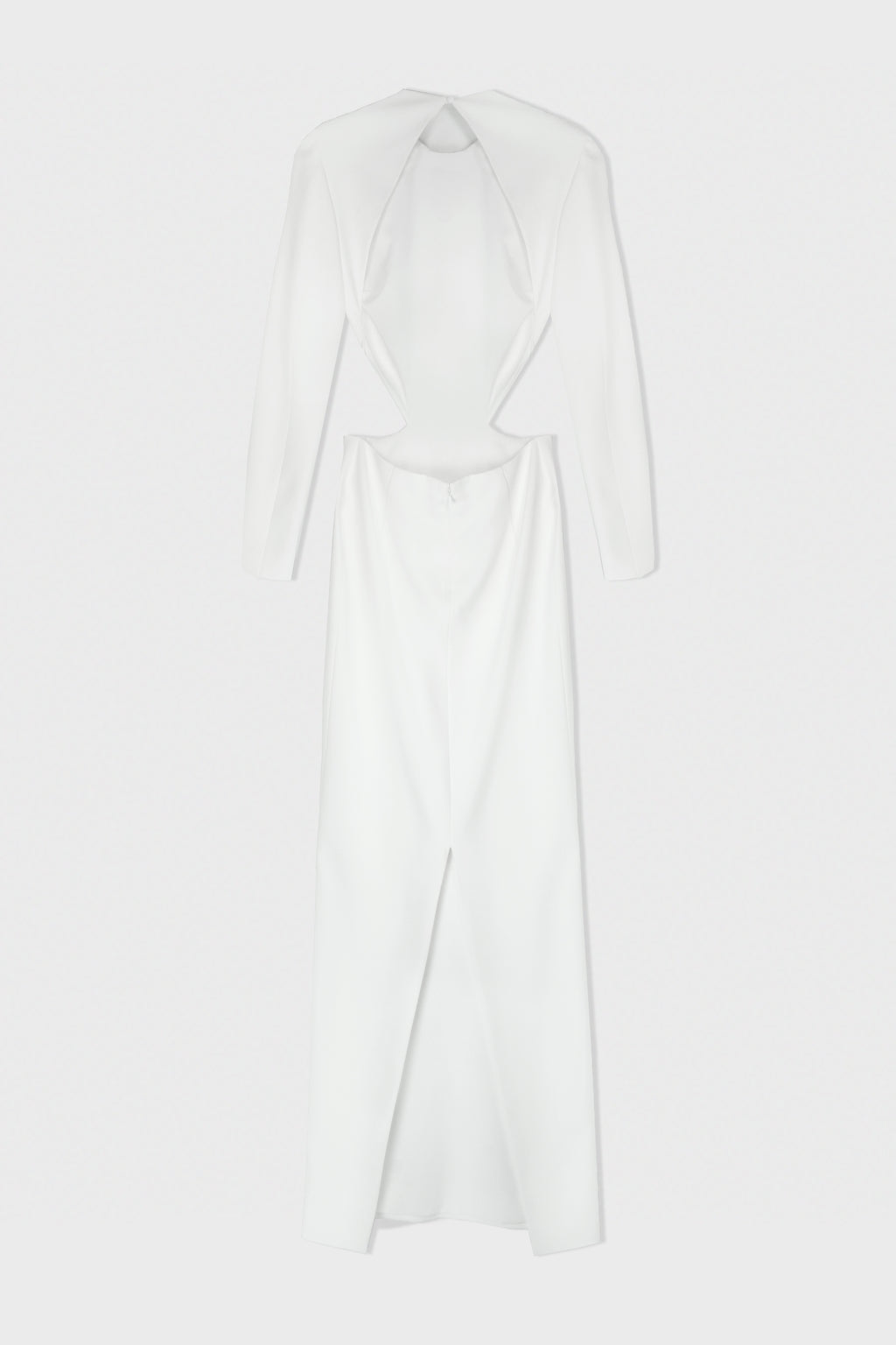 WHITE OPEN BACK DRESS