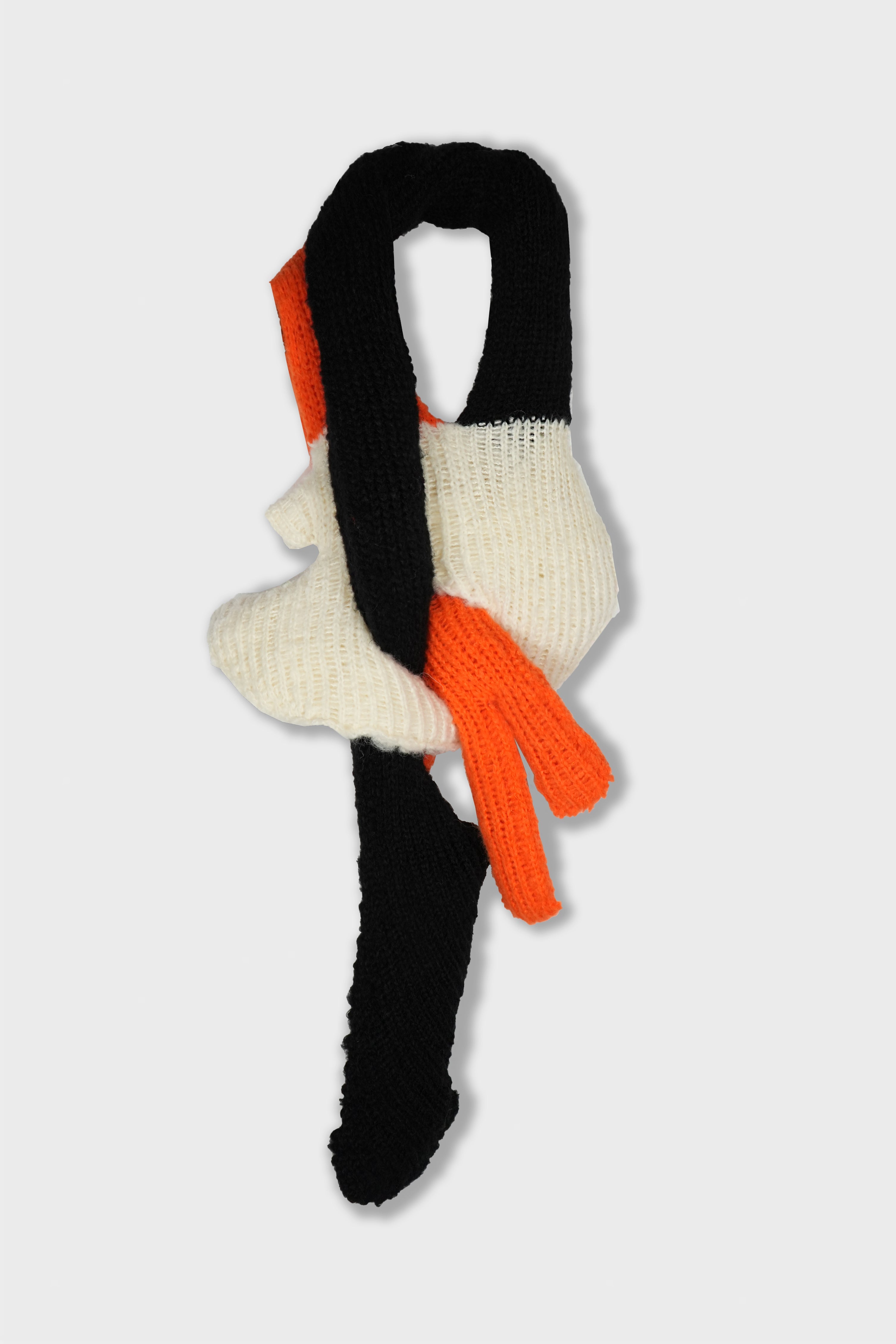 ALIEN KNITTED SCARF MILK