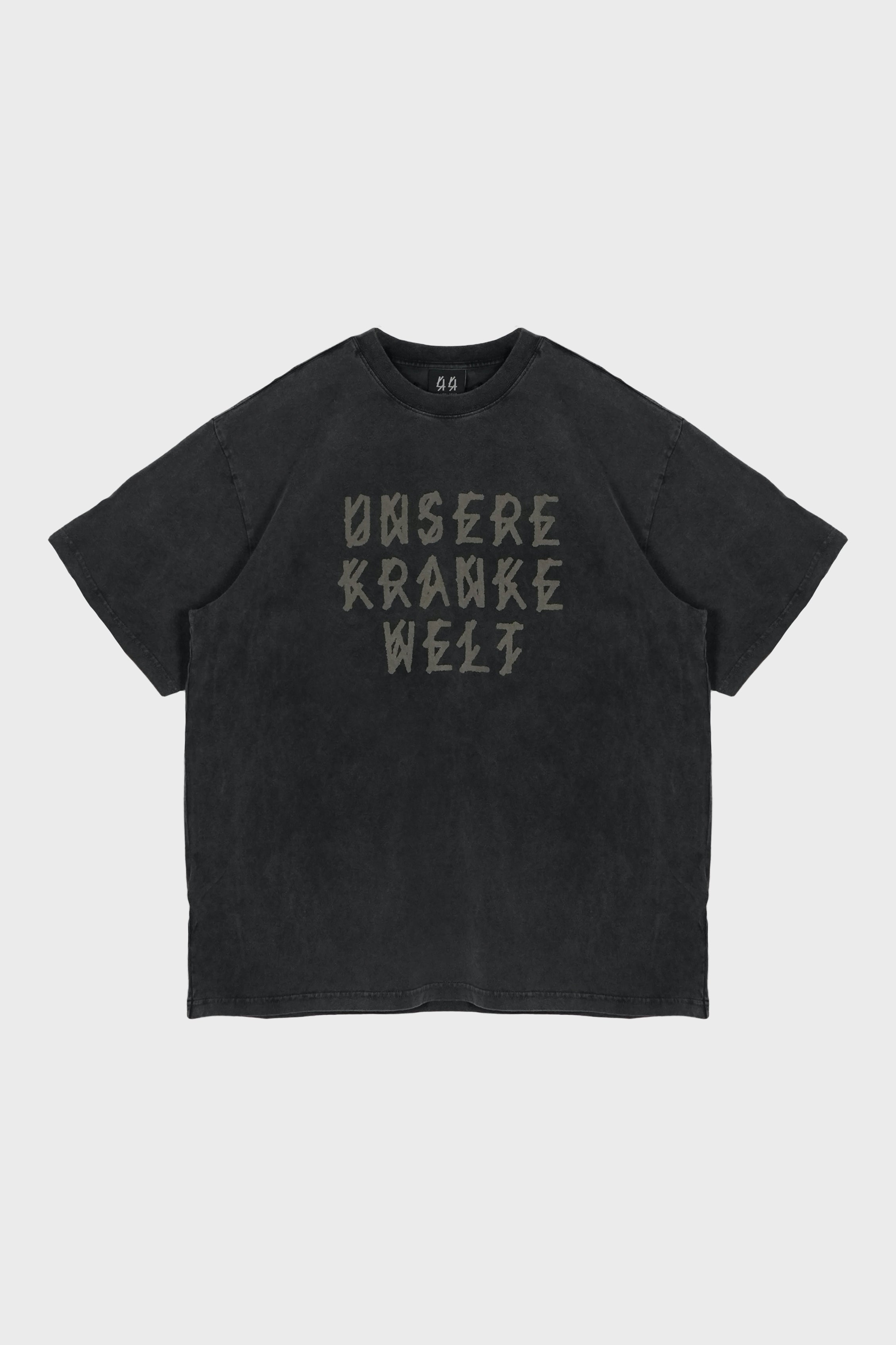 TEE MARBLE GREY + WELT SMOKE GREY