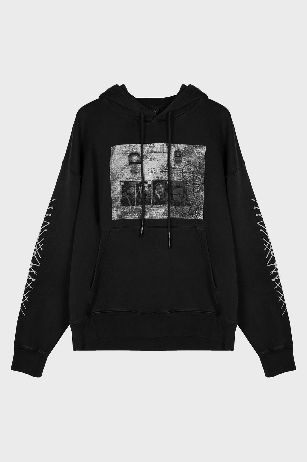 HOODIE FADED BLACK + WANTED DIRTY WHITE