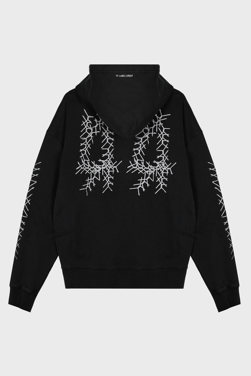 HOODIE FADED BLACK + WANTED DIRTY WHITE