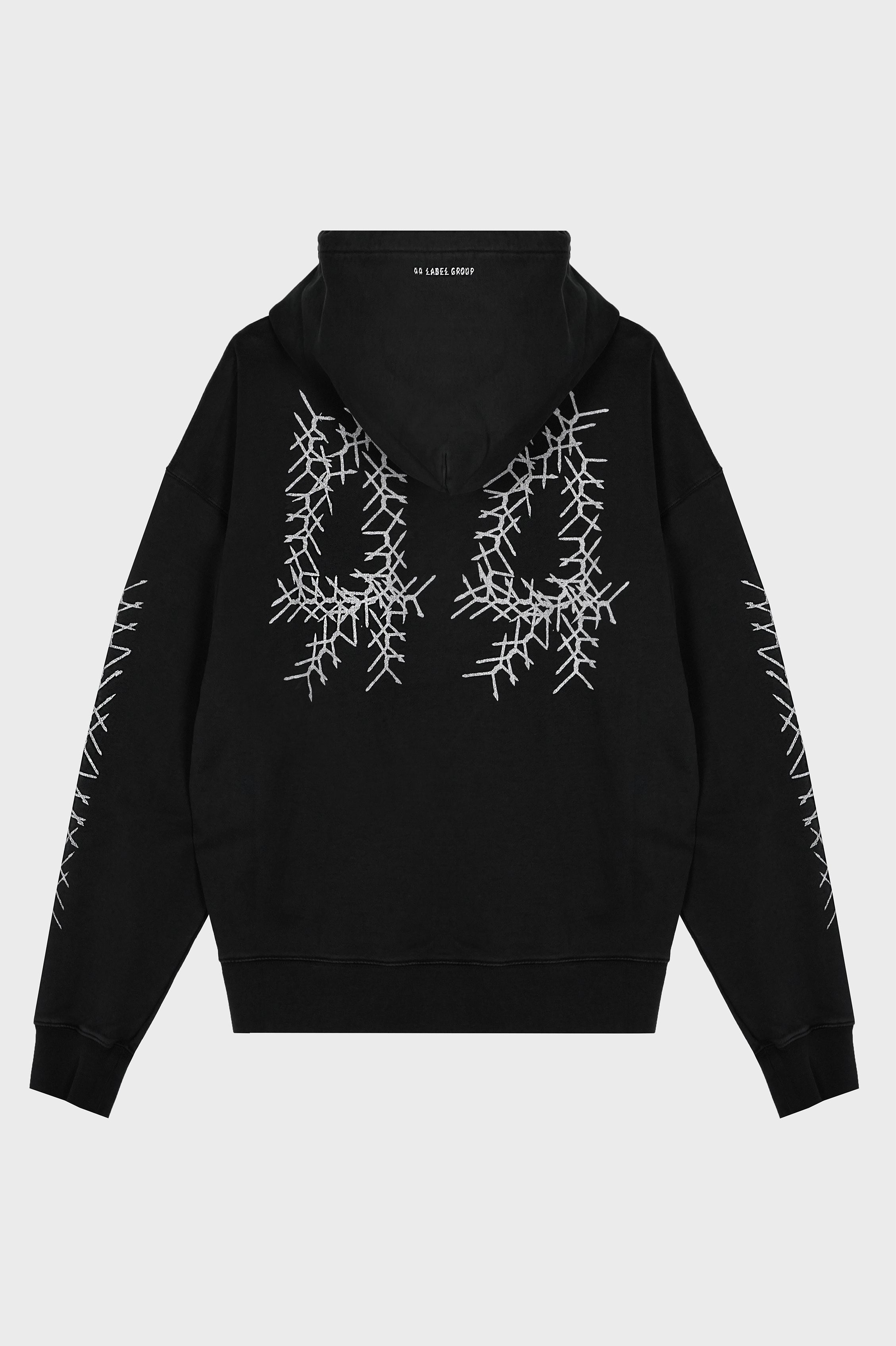 HOODIE FADED BLACK + WANTED DIRTY WHITE