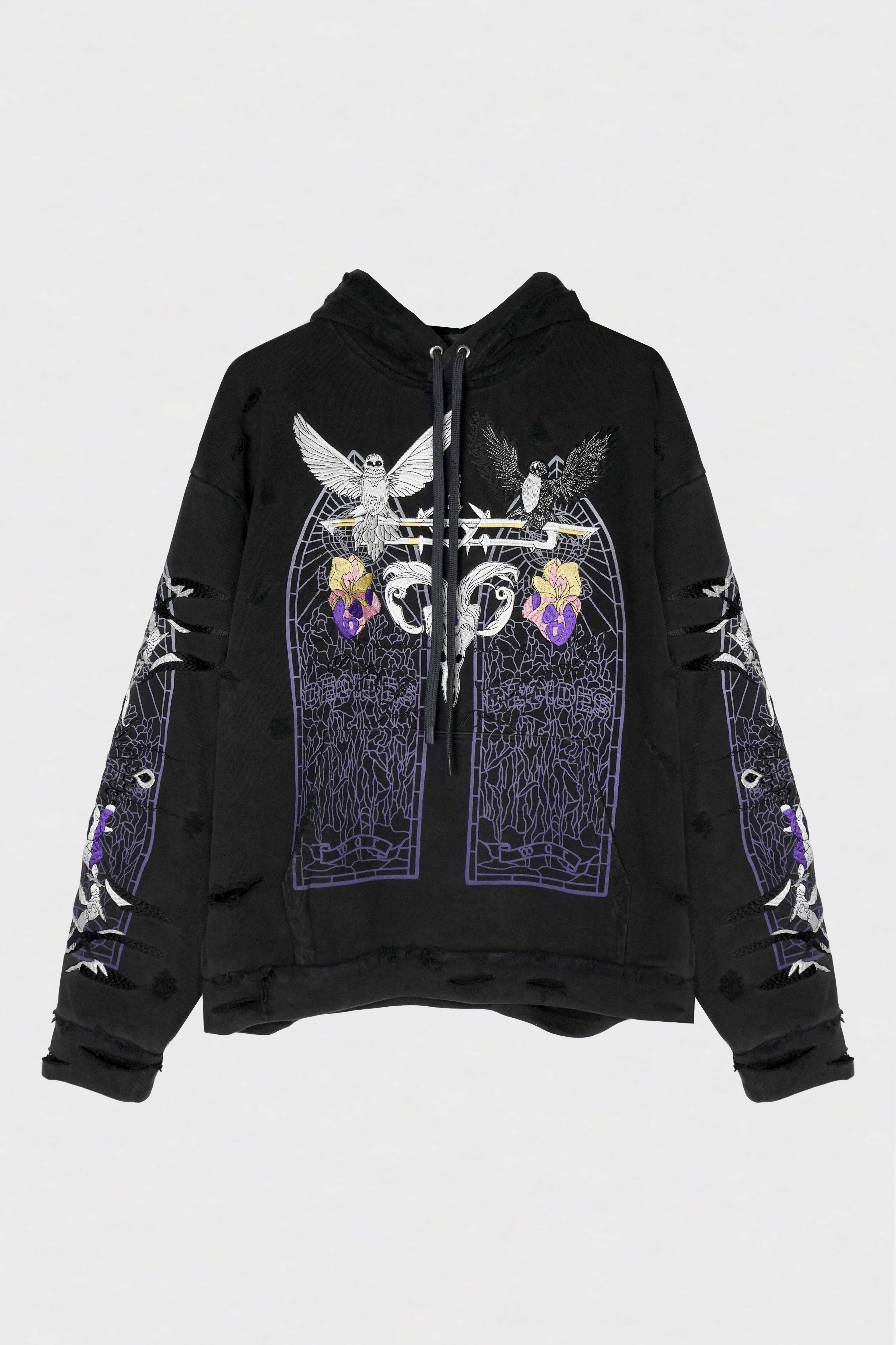 EPITOME HOODED PULLOVER COAL