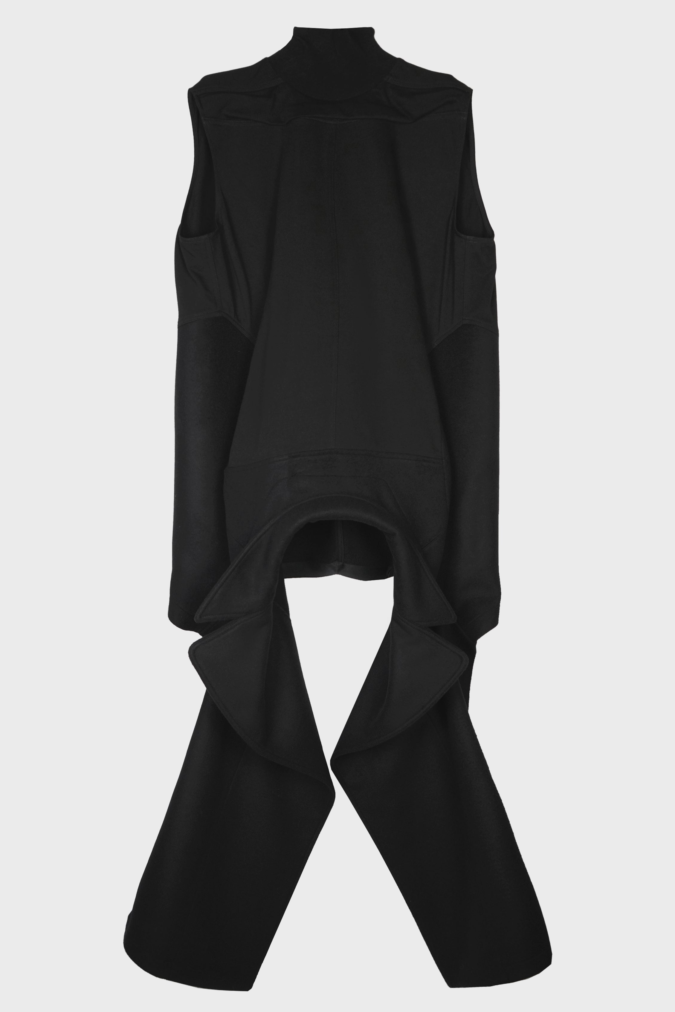 PEACOLLAR TOP BLACK