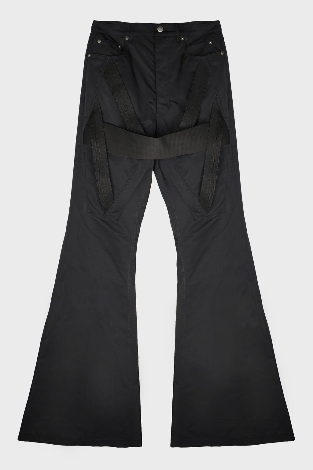 MEGASTRAPPED BOLAN BOOTCUT BLACK