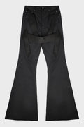 MEGASTRAPPED BOLAN BOOTCUT BLACK