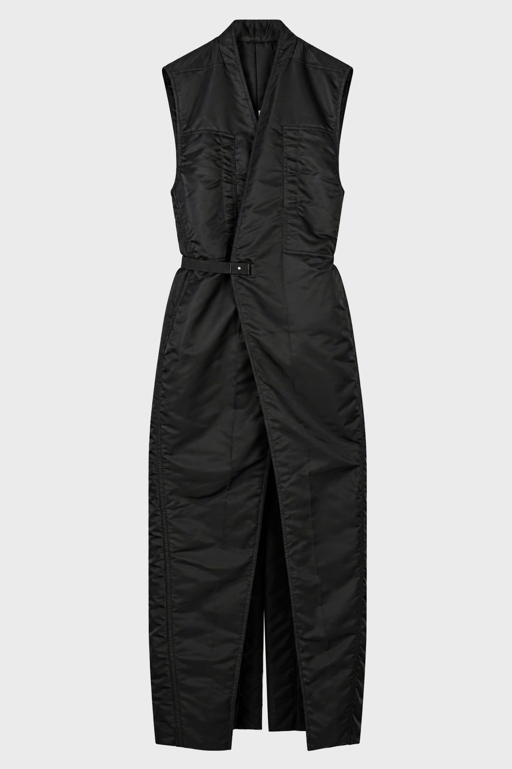 LONG LAB VEST BLACK
