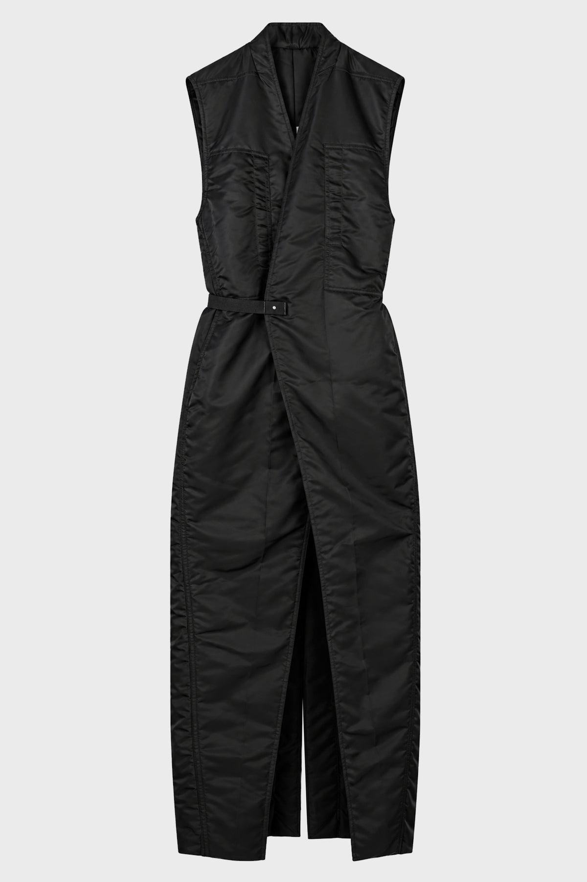 LONG LAB VEST BLACK