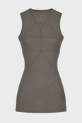 SLEEVELESS TEMPLE T DUST