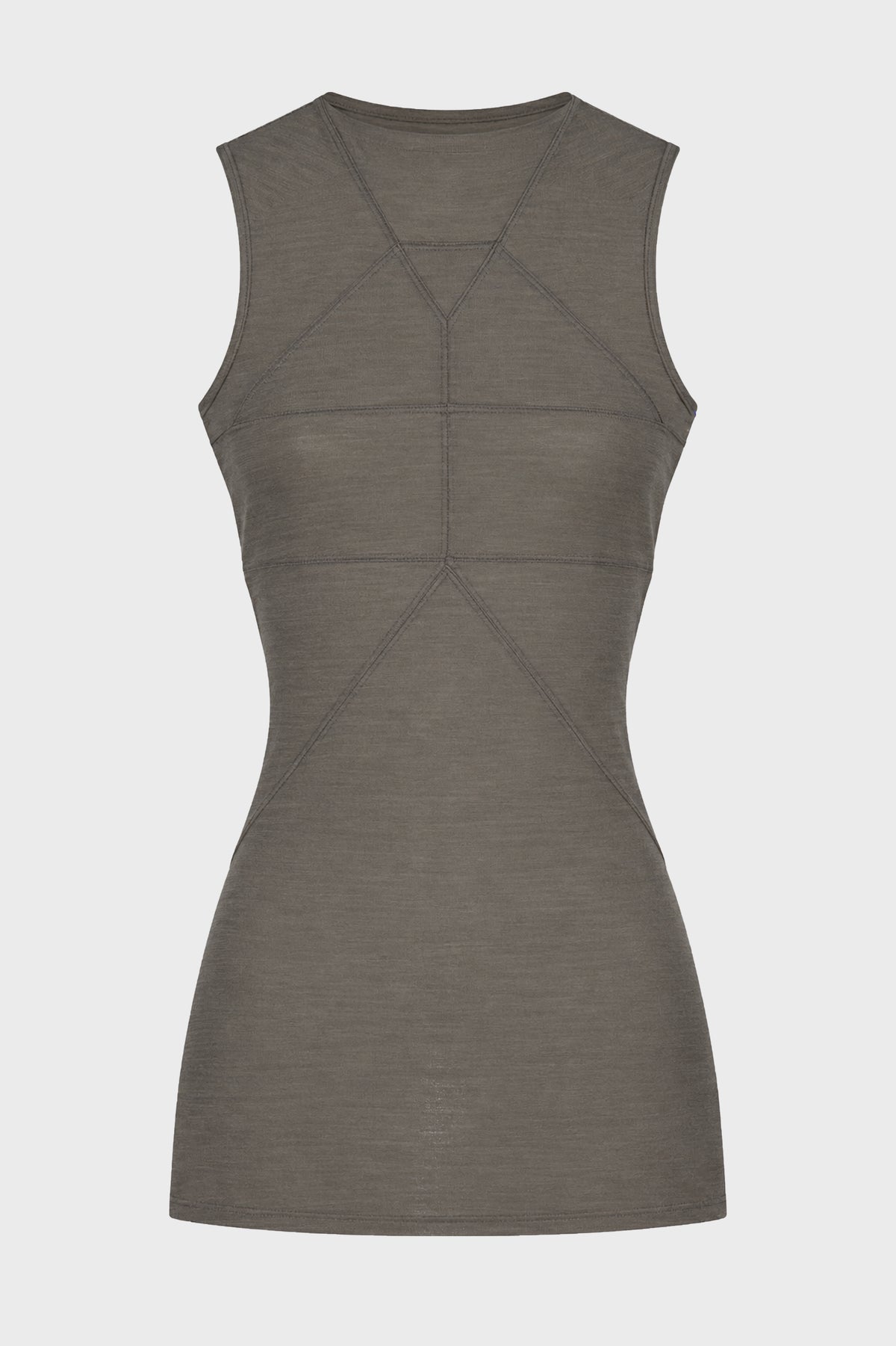 SLEEVELESS TEMPLE T DUST
