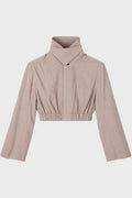 COLLARED MAC SHIRT ROSE