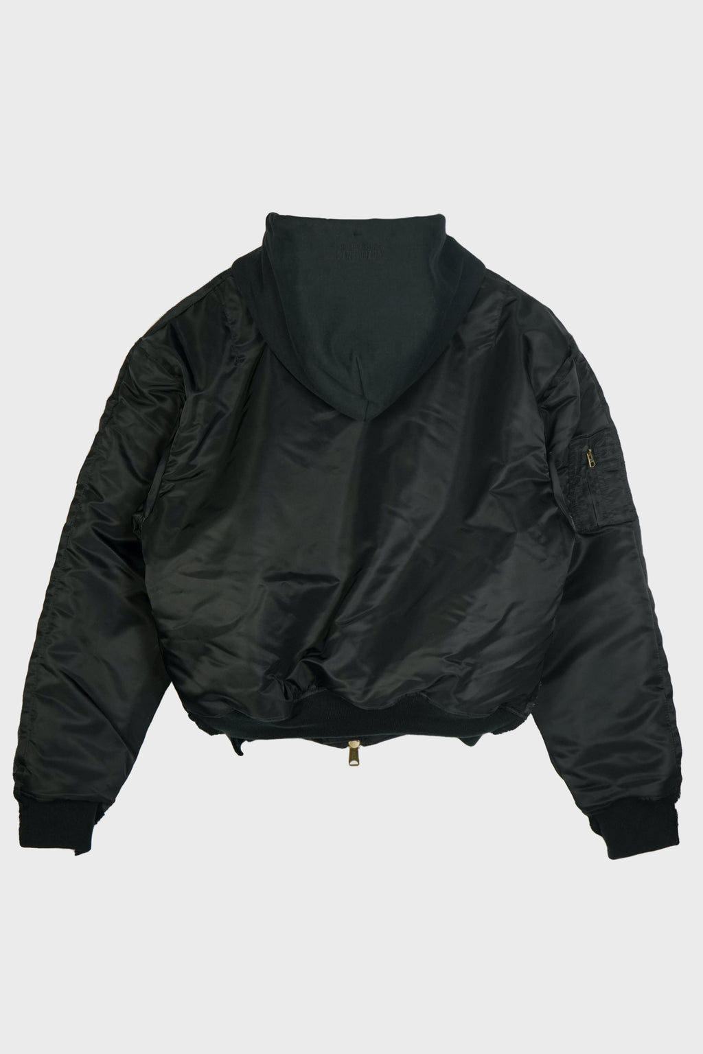 RECONSTRUCTED BOMBER JACKET BLACK