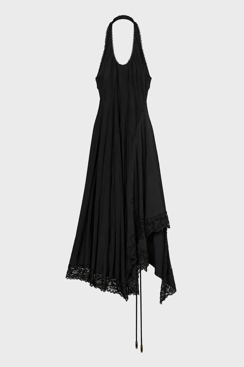 TWISTED LINGERIE DRESS BLACK