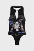 COF SACRIFICE HALTERNECK BODY WASHED BLACK