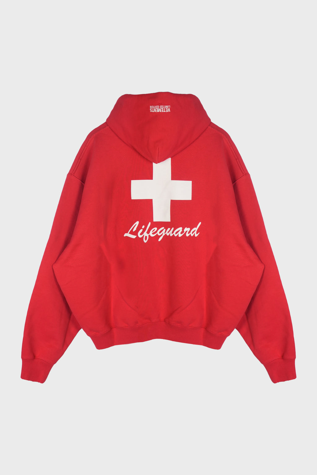 LIFEGUARD OVERSIZED HOODIE RED