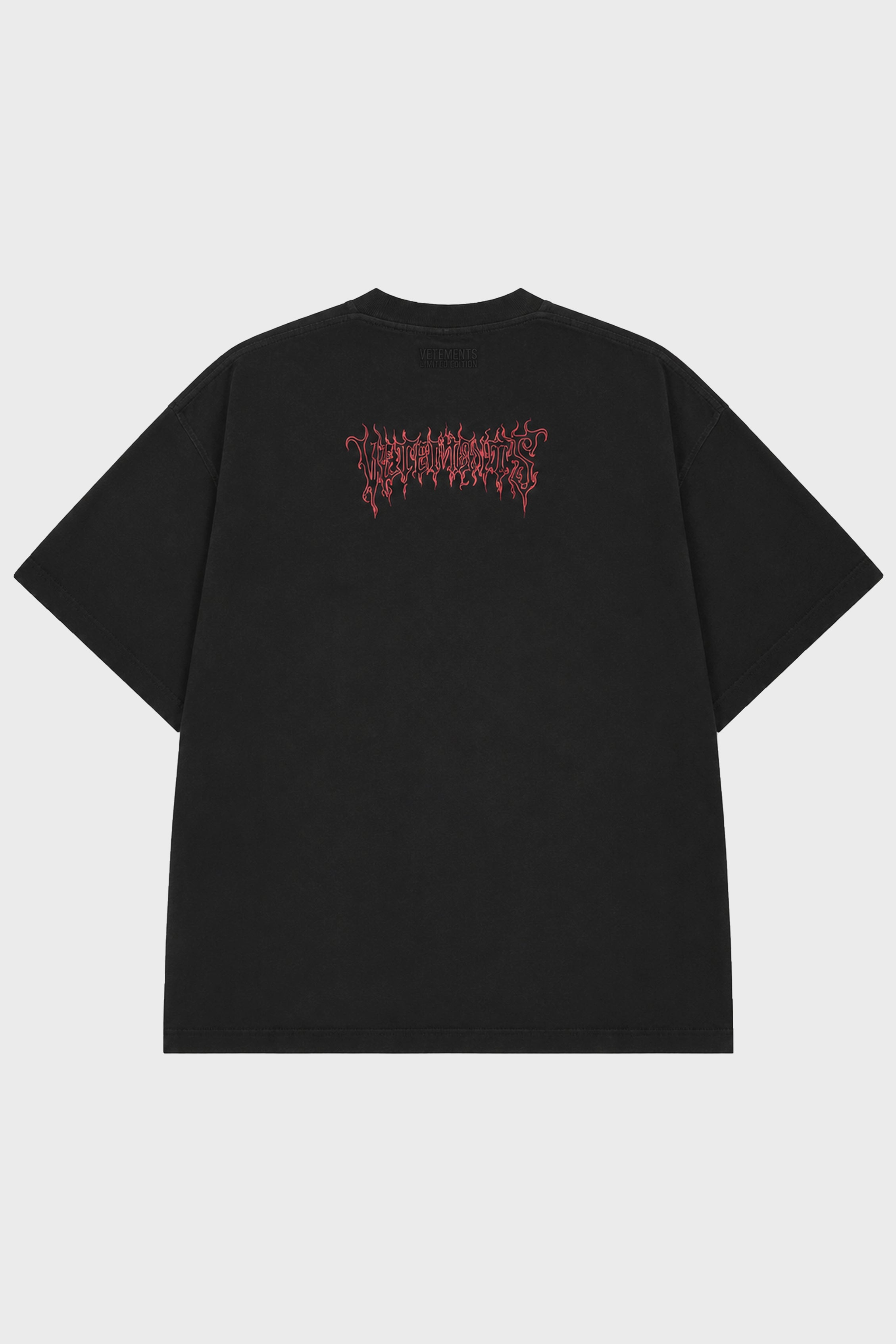COF JESUS OVERSIZED T-SHIRT WASHED BLACK