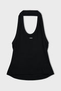 HALTERNECK TANK TOP BLACK