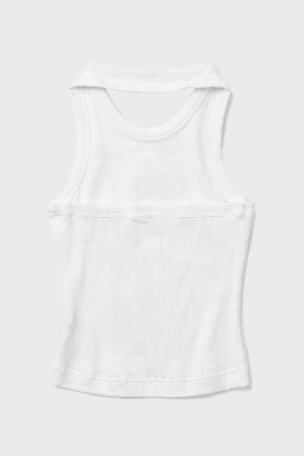 HALTERNECK TANK TOP WHITE