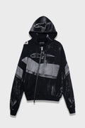 RSRV SCANNED HOODIE BLACK