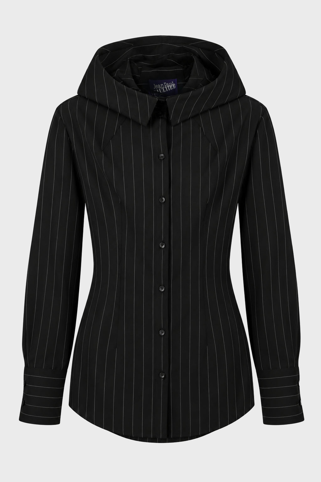 HOODIE WOMAN FIT SHIRT BLACK/WHITE