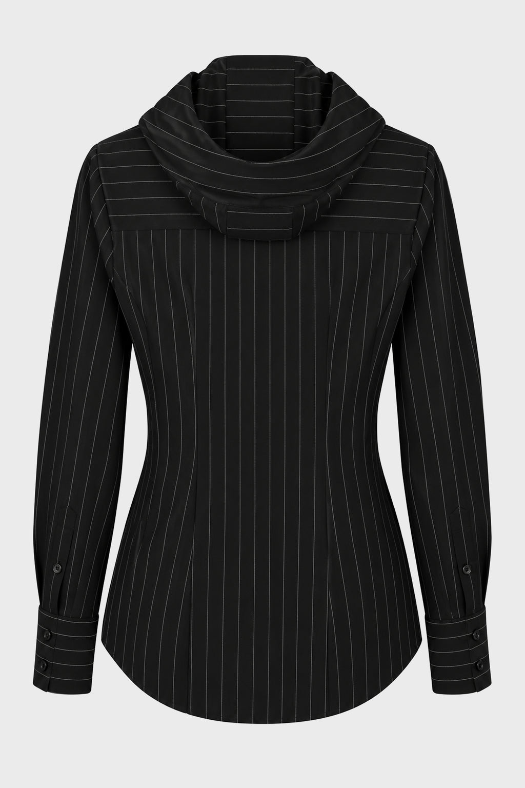 HOODIE WOMAN FIT SHIRT BLACK/WHITE