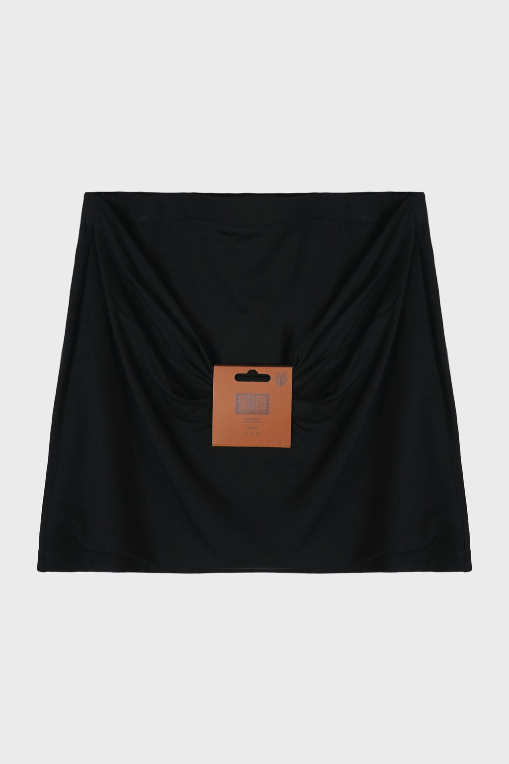 TAILORING SKIRT WITH FRONTAL DEEP PLEAT DARK NAVY