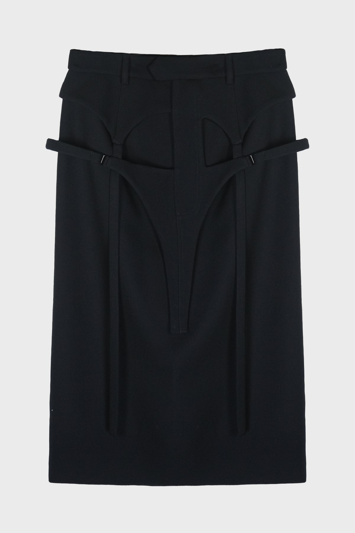 JARRETELS PENCIL SKIRT DARK NAVY