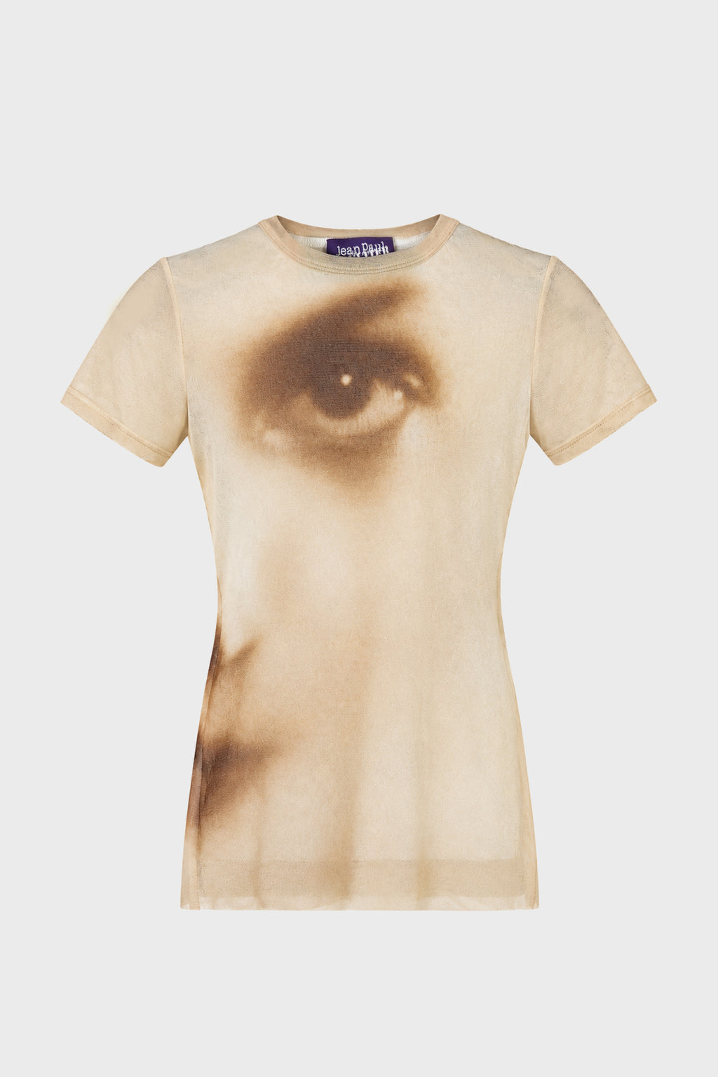 MESH BABY TEE PRINTED "FACE"