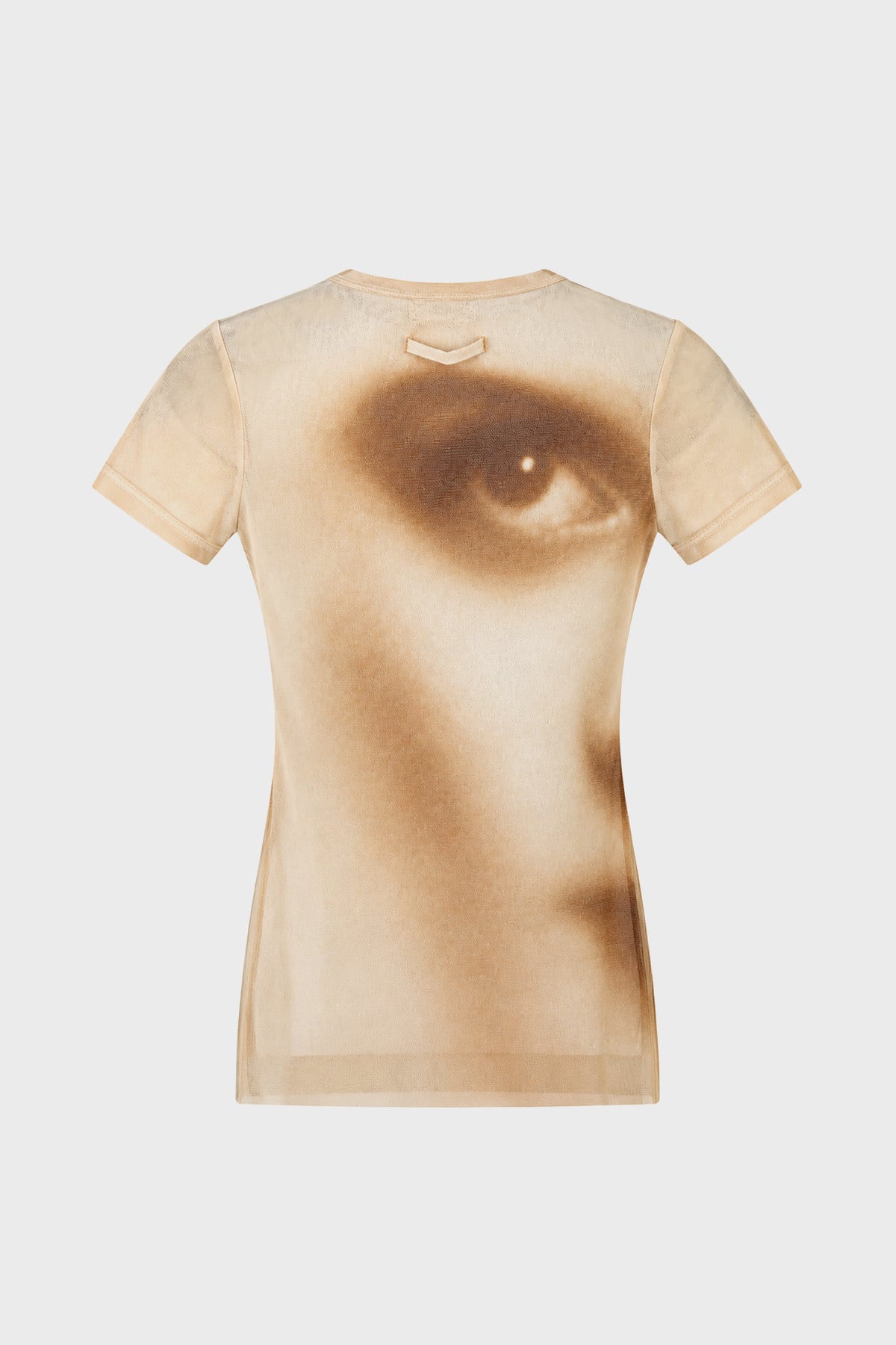 MESH BABY TEE PRINTED "FACE"