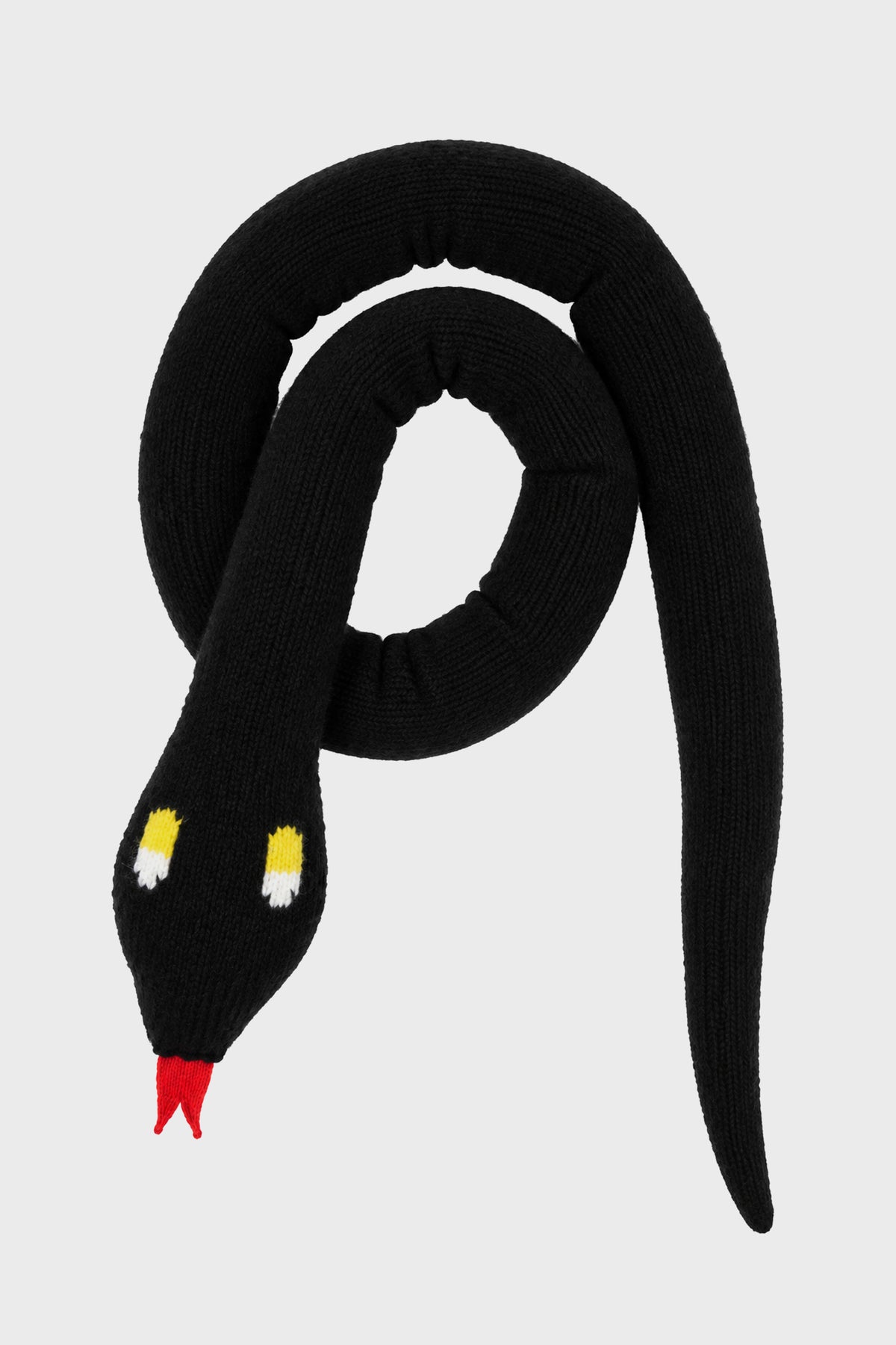 SNAKE SCARF BLACK