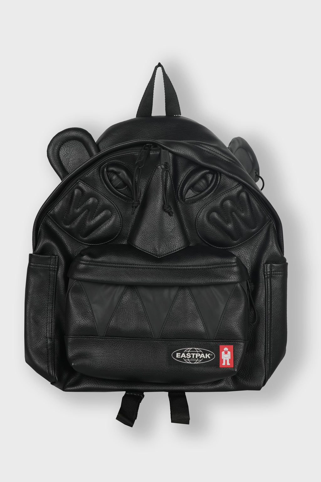 × EAST PAK WALTER PAKR BLACK FAUX LEATHER