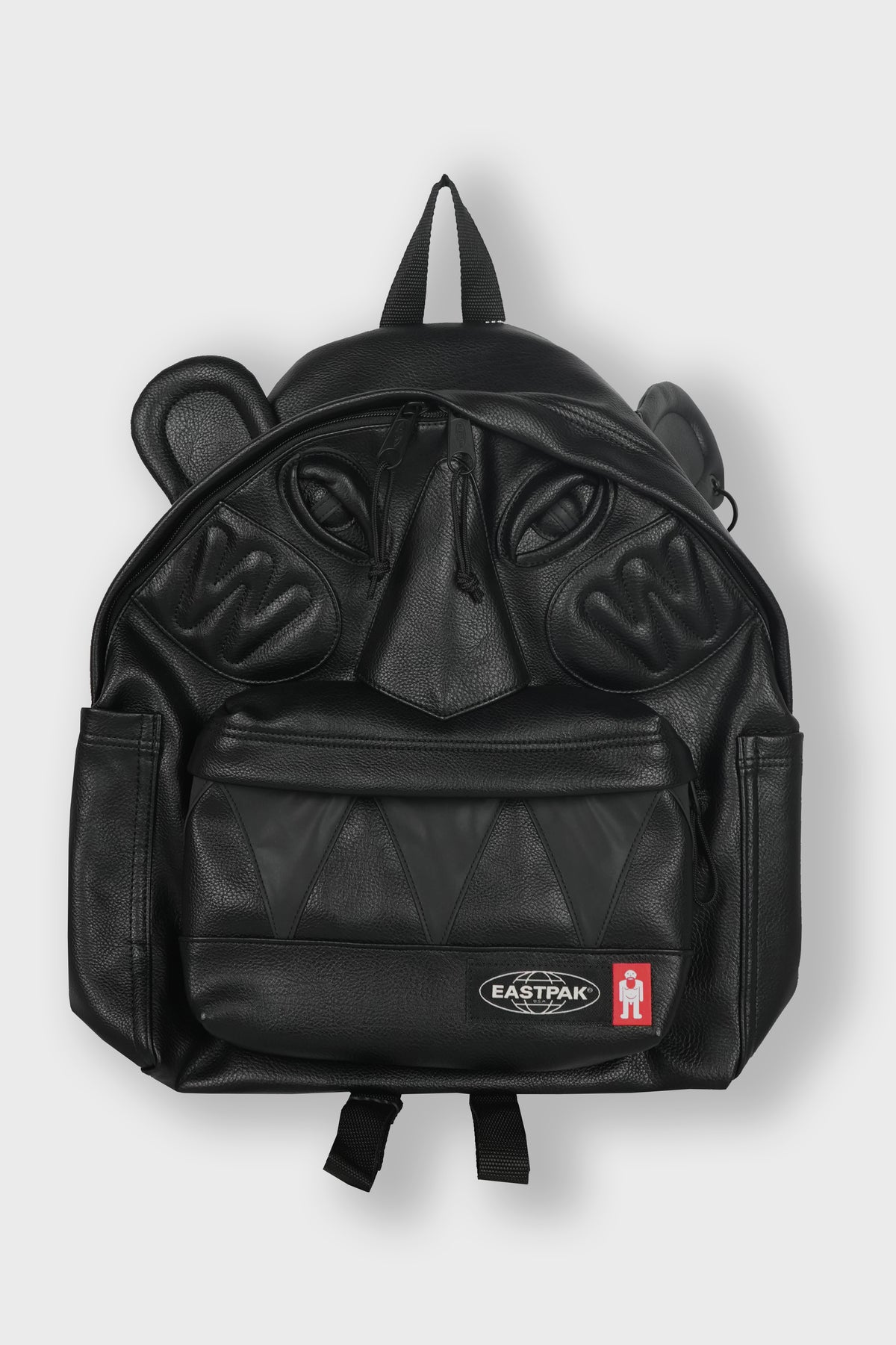 × EAST PAK WALTER PAKR BLACK FAUX LEATHER