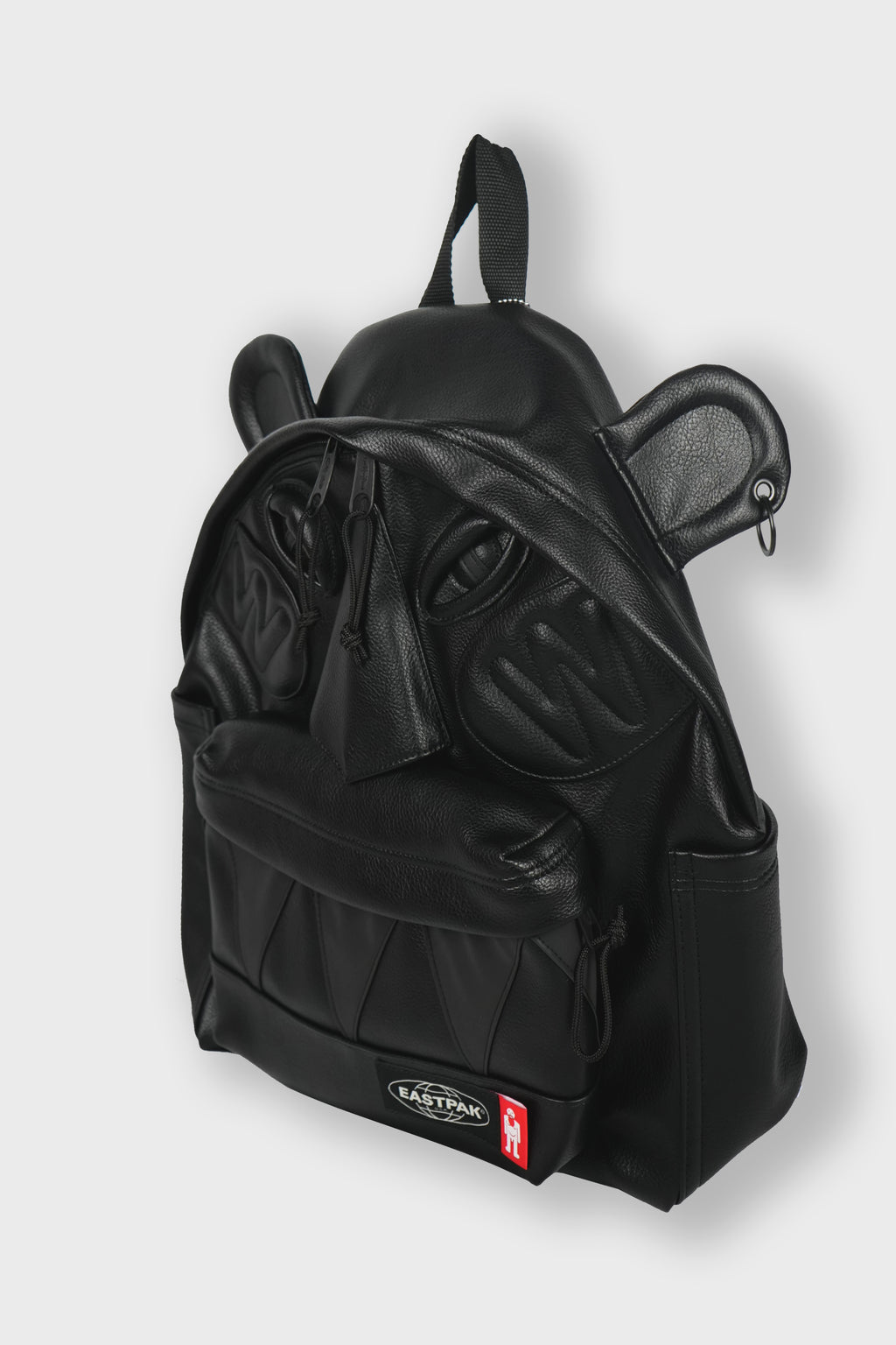 × EAST PAK WALTER PAKR BLACK FAUX LEATHER