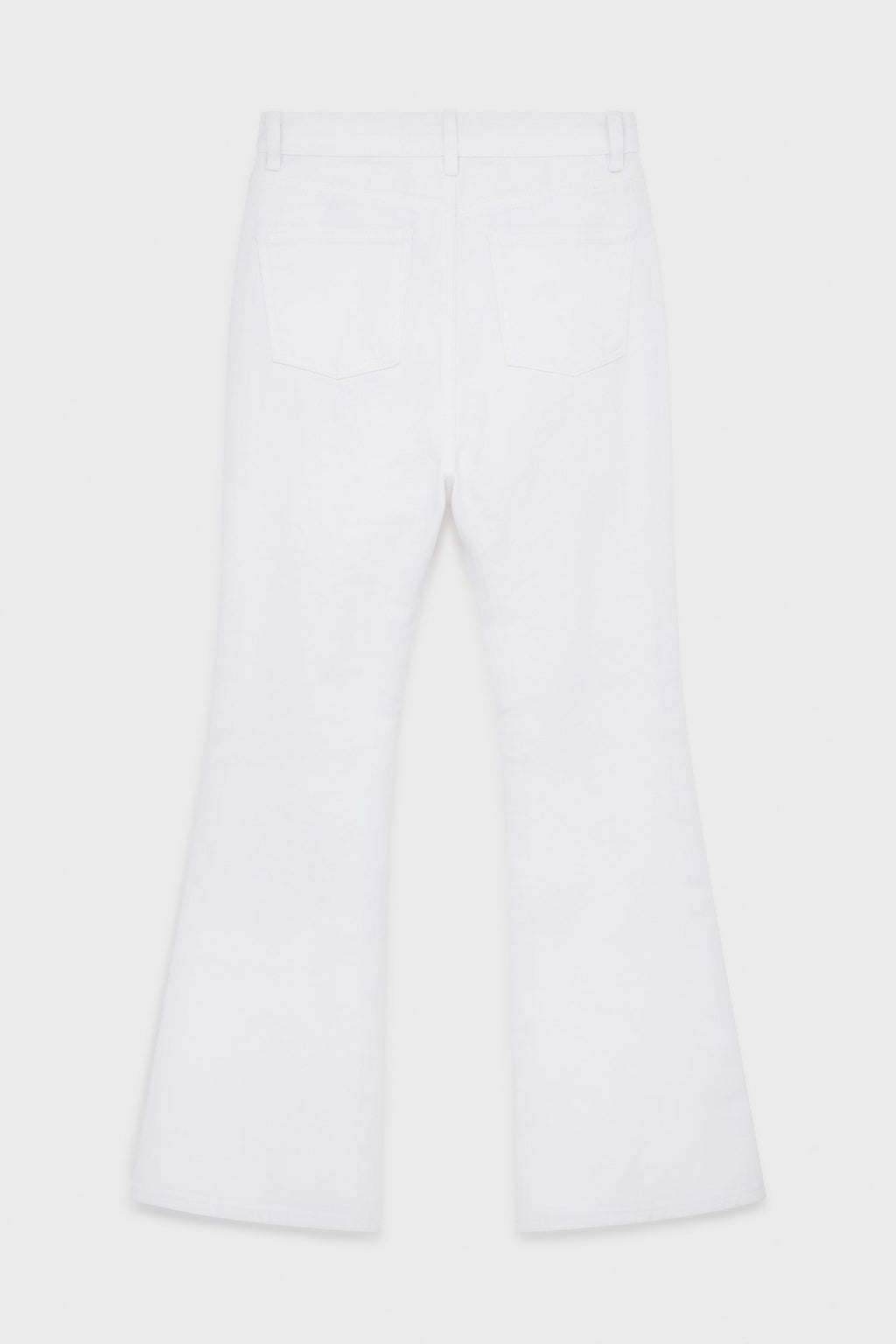 WHITE FLARED JEANS