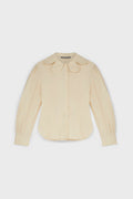 FLOWER COLLAR SLIM SHIRT
